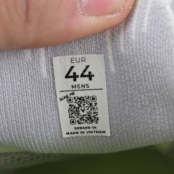 Vivobarefoot Men 44 Motus Strength Bright White Grey Minimalist Training Shoe - Picture 12 of 12